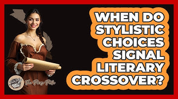 When do stylistic choices signal literary crossover?