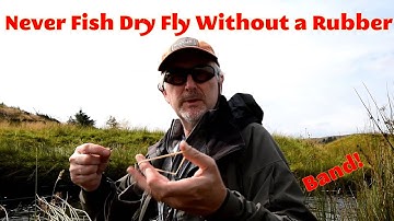 Rubber Band Method for CDC Dry Flies