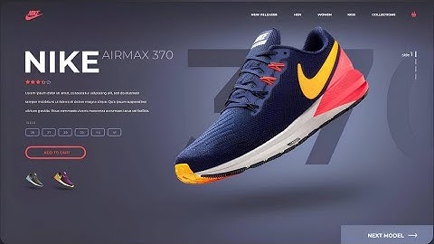 How To Build A Responsive Shoe Website using | HTML & CSS | Step by Step Tutorial