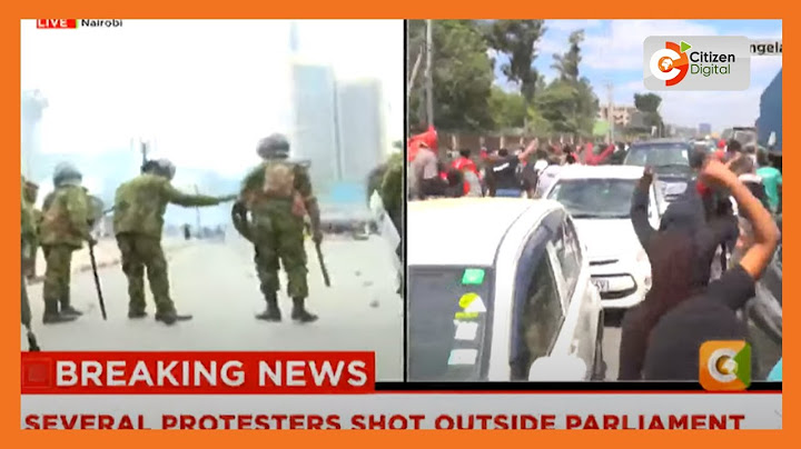 BREAKING NEWS: Anti-Finance Bill protesters enters Parliament