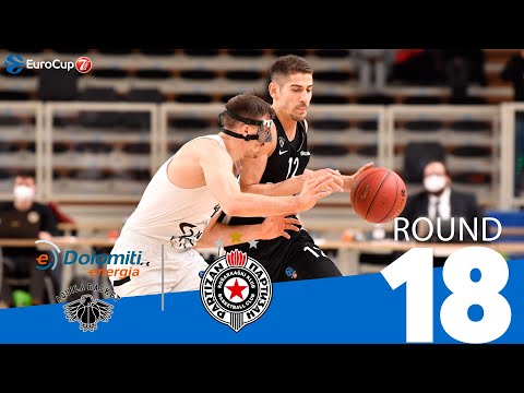 Partizan holds off Trento! | Round 18, Highlights | 7DAYS EuroCup