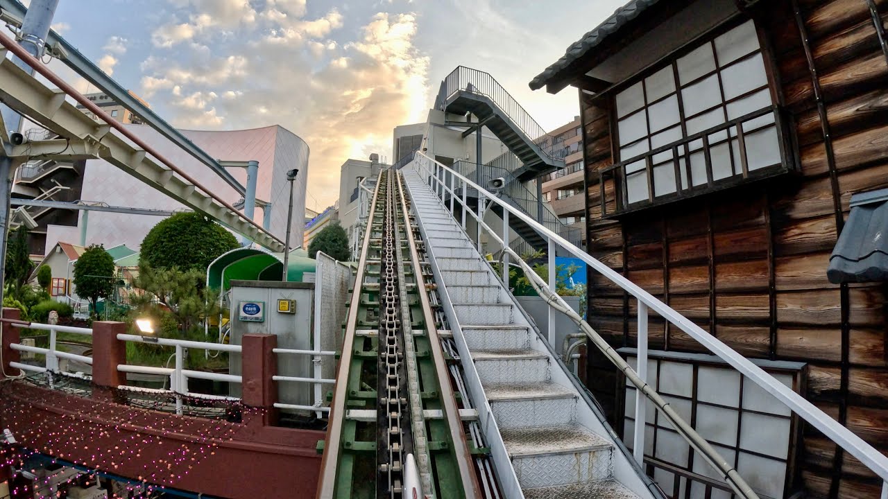 ローラーコースター on-ride POV (乗車映像) / 浅草花やしき - YouTube
