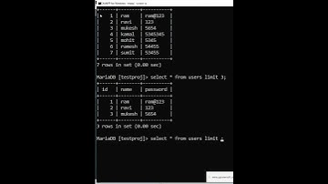 MySQL Limit and Offset Complete Tutorial #coding #tutorial #viralvideo #vairal #youtubeshorts