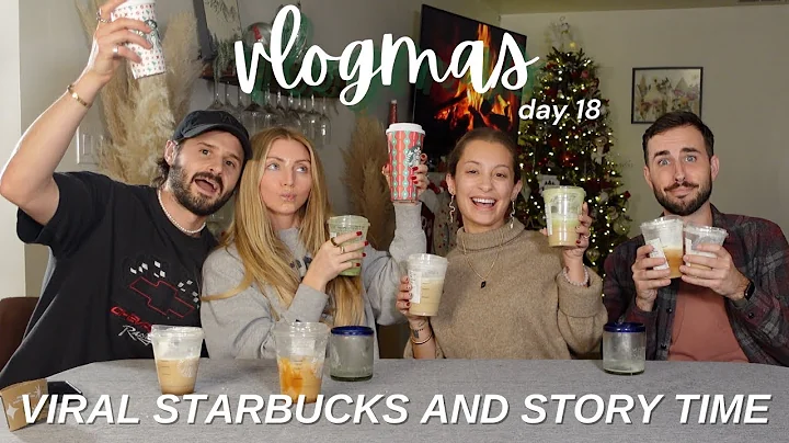 VLOGMAS DAY 18 | VIRAL HOLIDAY STARBUCKS DRINKS + ...