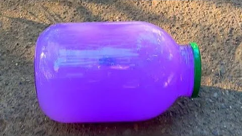 Rolling colorfull bottle on the stair 🌈👻 #asmr #crushingsoftthings #crushingcrunchythings