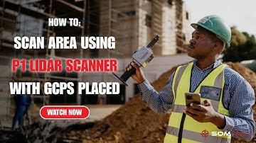 How to scan area using the P1 LiDAR Scanner with Ground Control Points placed