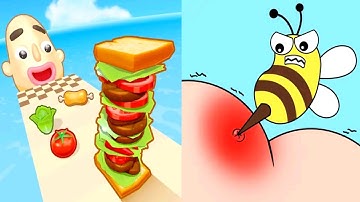 Sandwich Runner vs Help Out Story - All Levels SpeedRun Gameplay Android iOS