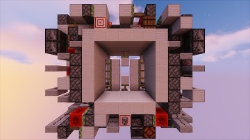 [Tutorial] The perfect 5x5 Piston Door (Fast, Compact, Sync, Seamless)