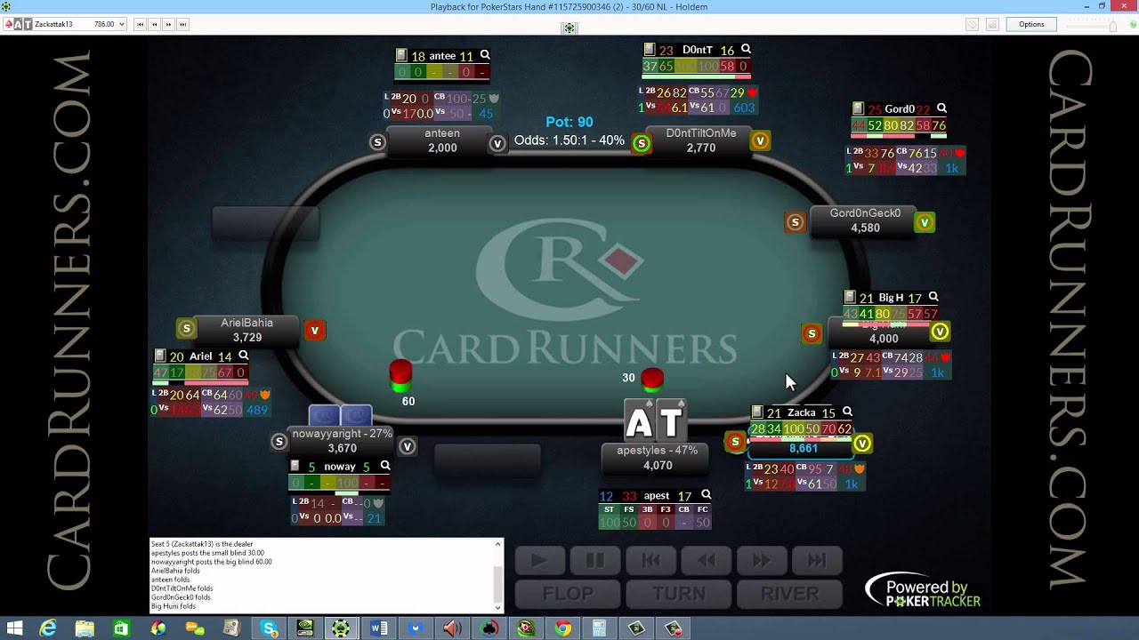 CardRunners Apestyles Replayer: Stars $200r, Part 1, 10.28.14 - YouTube