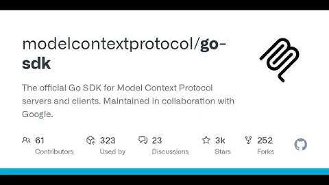 GitHub - modelcontextprotocol/go-sdk: The official Go SDK for Model Context Protocol servers and ...