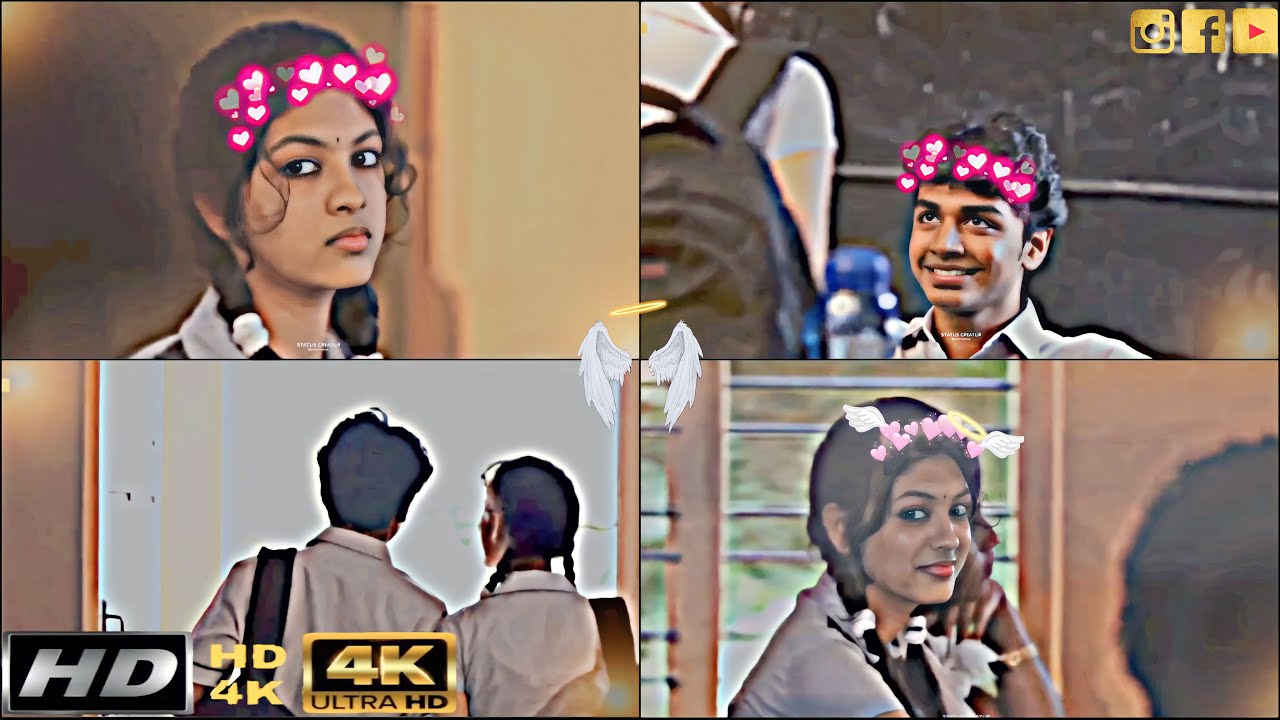 ❤️School crush whatsapp status 🤗/ Tamil cute love propose 👩‍❤️‍👨 love at first sight lover's goals 💯