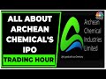 IPO Corner All About Archean Chemical And Its IPO That Opens Today  Trading Hour  CNBC TV18