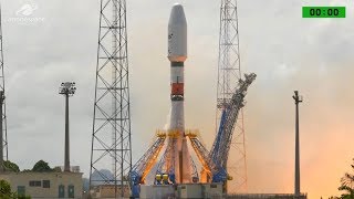 Пуск ракеты-носителя «Союз-СТ-Б» с европейскими аппаратами O3b 4 апреля 2019 г в 20:03 по МСК.