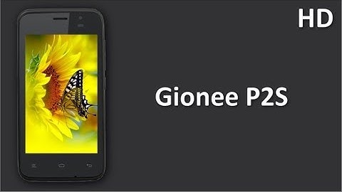 Gionee P2S online with 1.3 GHz Dual Core Processor, 512MB RAM, 4GB Internal Memory, 1600 mAh Battery