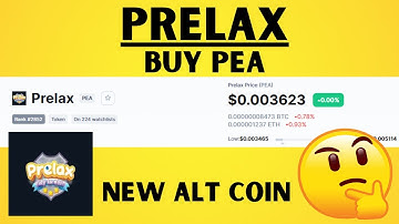 How to Buy Prelax crypto/ Token in PancakeSwap | PEA coin Details and Analytics