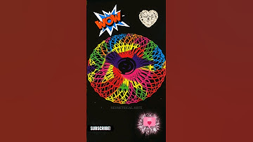 Why I’m Obsessed with Spirograph Art on Black Scratch Paper! 🤔 🤩#spirograph #shortsfeed #shorts