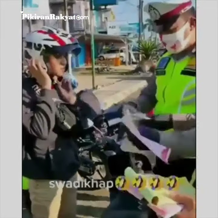 Viral Aksi Kocak Polisi Tilang Motor Berplat Nomor Thailand, Sampai Ngomong Bahasa Thailand