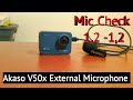 Akaso V50X External Microphone Test|Auto Quality