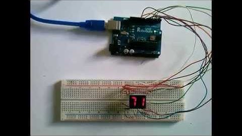Arduino projeto 5 (Display 7 Segmentos)