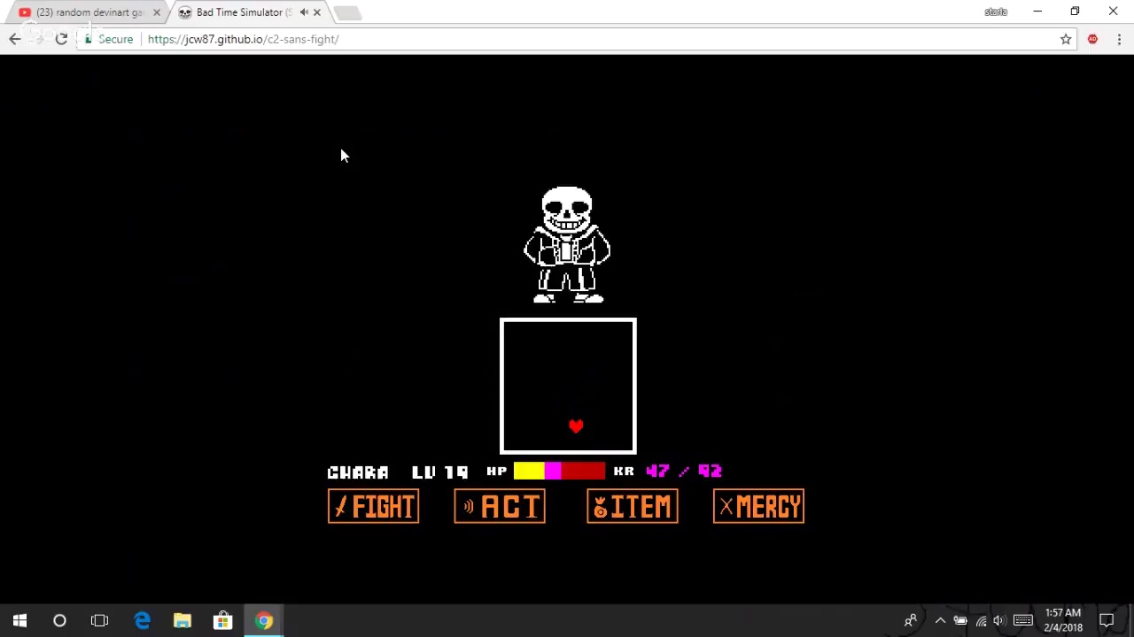 Bad sans simulator