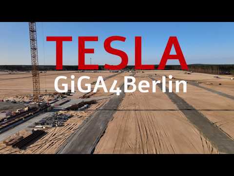 Tesla Gigafactory 4 GiGA Berlin #10 | 2020 06 23 | 5th tower crane, more foundations, good weather