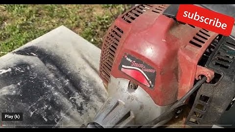 how to repair and restore redmax strato charged gas trimmer