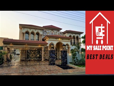 Beautiful 2 KANAL SPANISH Bungalow For Sale In VALENCIA TOWN  LAHORE