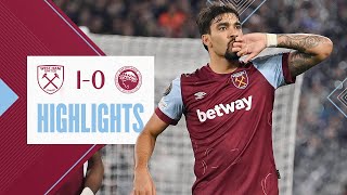 West Ham 1-0 Olympiacos F.C. | Lucas Paquetá Stunner Secures Points | UEFA Europa League Highlights