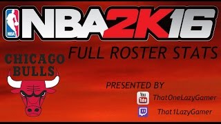 NBA 2K16 Full Roster Stats 