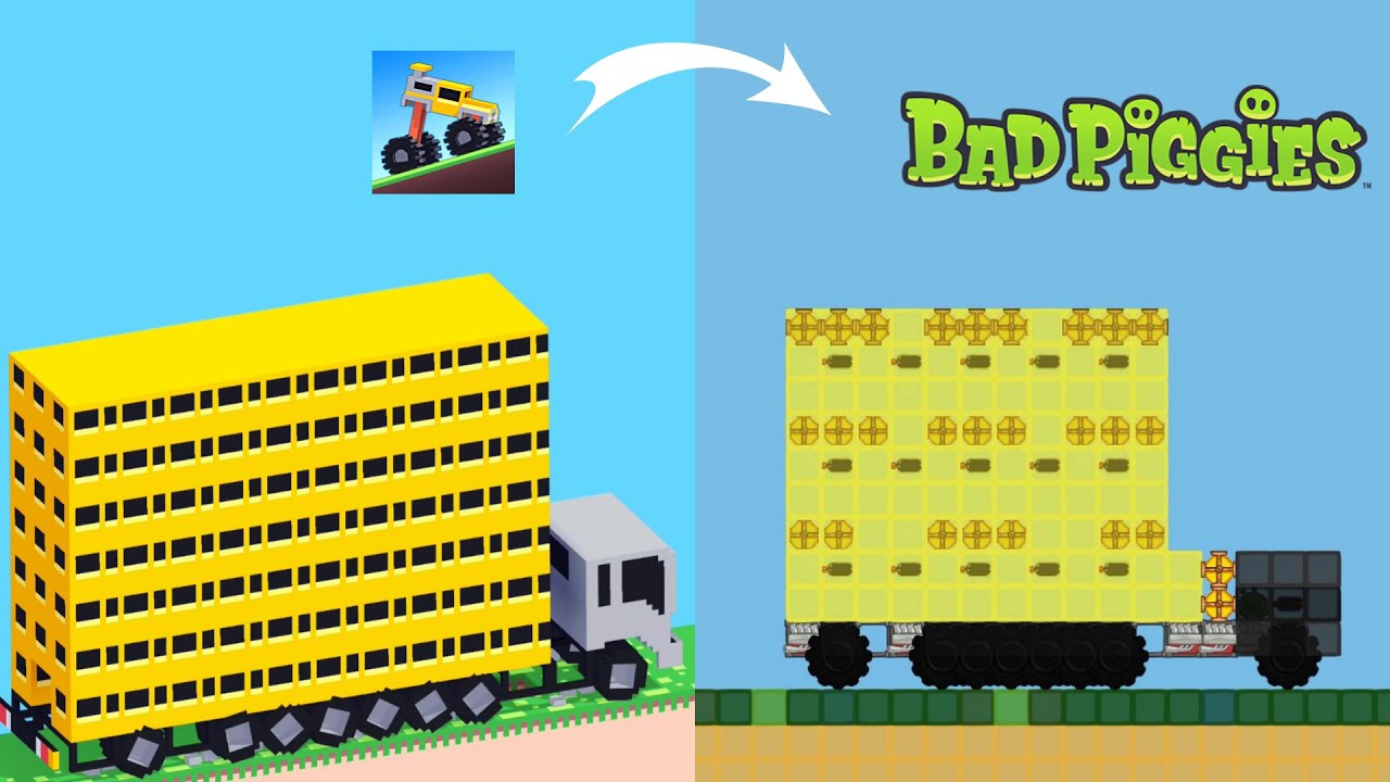 Bad Piggies vs Fancade Part 12