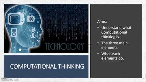 Computational Thinking in under 3 min.