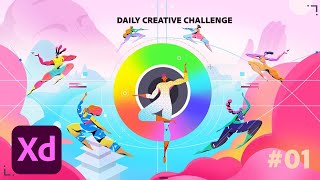 Adobe XD Daily Creative Challenge #01 | Adobe Creative Cloud