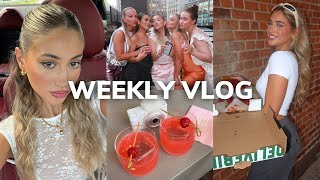 WEEKLY VLOG ❥ dinner w/ friends, getting a blowout, influencer events & nyc pizza