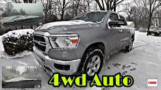 How Does Ram 1500 Big Horn 4WD Auto Mode Preform On Snowy Roads?