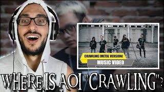 THIS MADE ME WANT TO CRAWL! Aoi - Crawling Feat Vio Metal Version reaction Indonesia