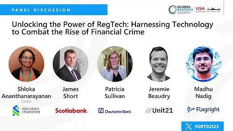 Global RegTech Summit USA 2023 - Harnessing technology to combat the rise of financial crime