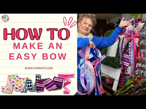 EASIEST LOOP BOW TUTORIAL/VALENTINE'S BOW TUTORIAL #VALENTINES