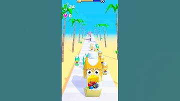 Juice Run All Part Game - short video Android Walkthrough iOS #game #ganing #gameplay | More Gaming