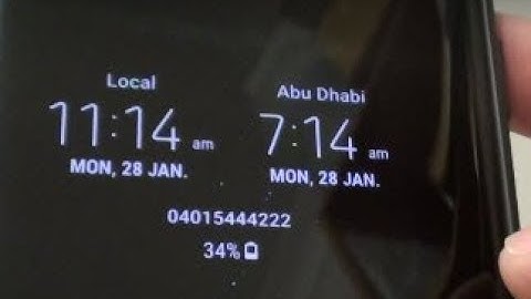 Samsung Galaxy S9: Activate Dual Clock on Always On Display Screen
