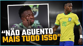 Vinicius Junior Chora em Coletiva Após Perseguição na Espanha