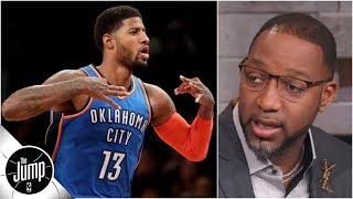 Paul George 'reinvented' himself, should be in NBA MVP conversation - Tracy McGrady | The Jump