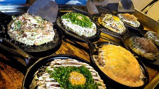 Japanese food in korea! Korean style Okonomiyaki and Yakisoba - Korean street food / 건대맛집 오코노미야끼 포비 by 딜라이트 Delight 13,301 views 2 months ago 21 minutes