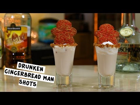 Drunken Gingerbread Man Shots