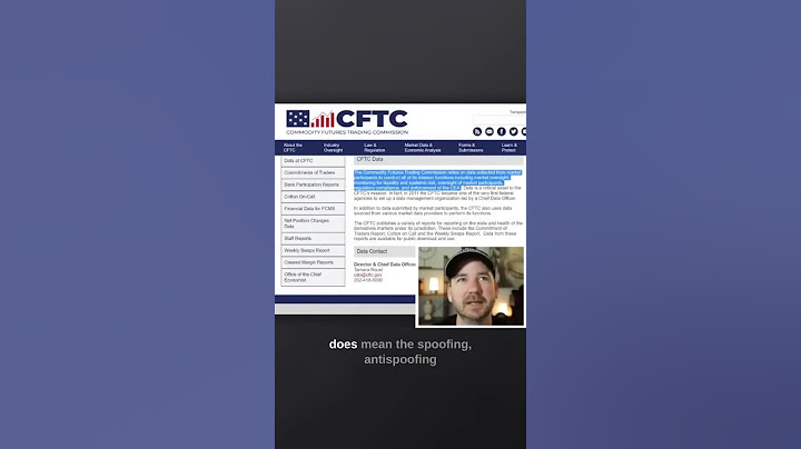 The CFTC has a flawed System? #shorts
