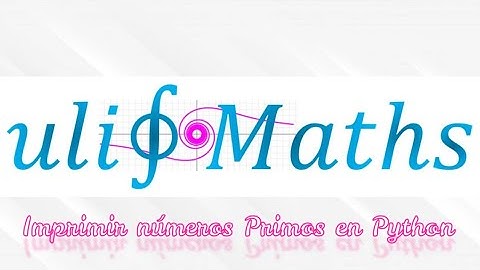 9 Curso de Python - Imprimir números primos