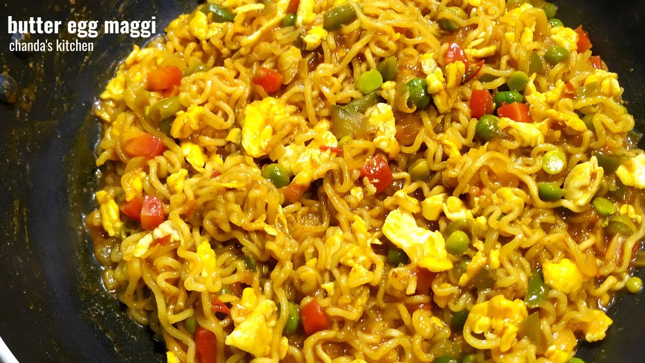 Egg Maggi | Maggi Egg Recipe | Butter Egg maggi masala recipe in Hindi | - YouTube