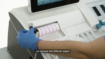 3  ABL800 FLEX FLEX Replacing the printer paper (tv_en)