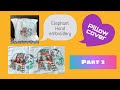 Pillow Design  || Hand Embroidery || Elephants Design || Hand craft || Hand craft design || Part - 2