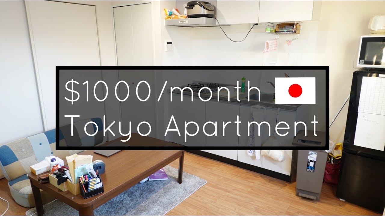 My $1000/month Tokyo Studio Apartment Tour & Living Cost