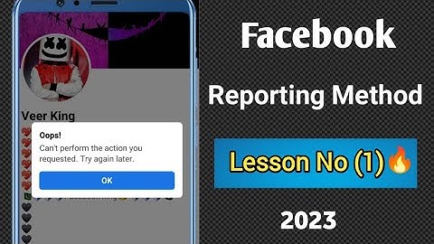 How To Report Facebook Account || Kaise Report Kare FB Fake account ko 2023 | Lesson No 1